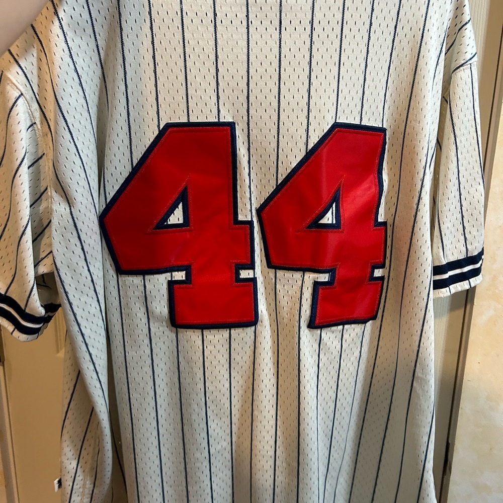 Men's Baseball Jersey - White and Red - Picture 5 of 6